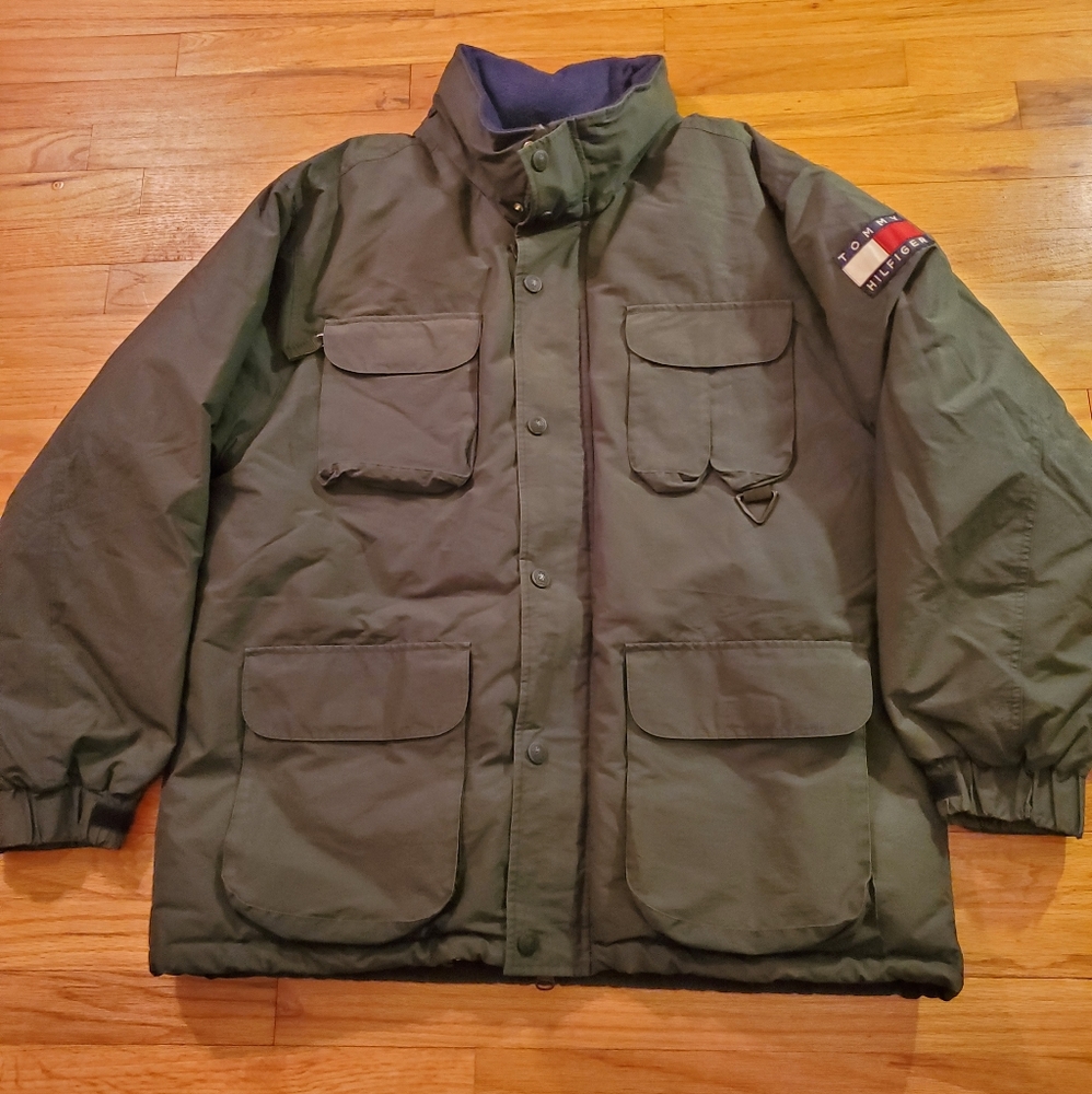 Vintage VTG Tommy Hilfiger Down Parka Jacket